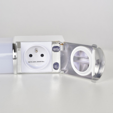 Prise applique tube