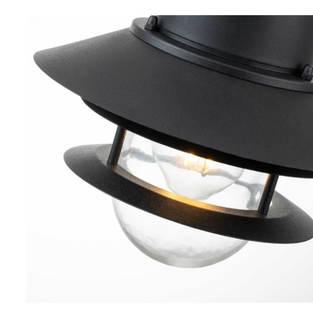 Acier noir mat robuste de la suspension extérieure