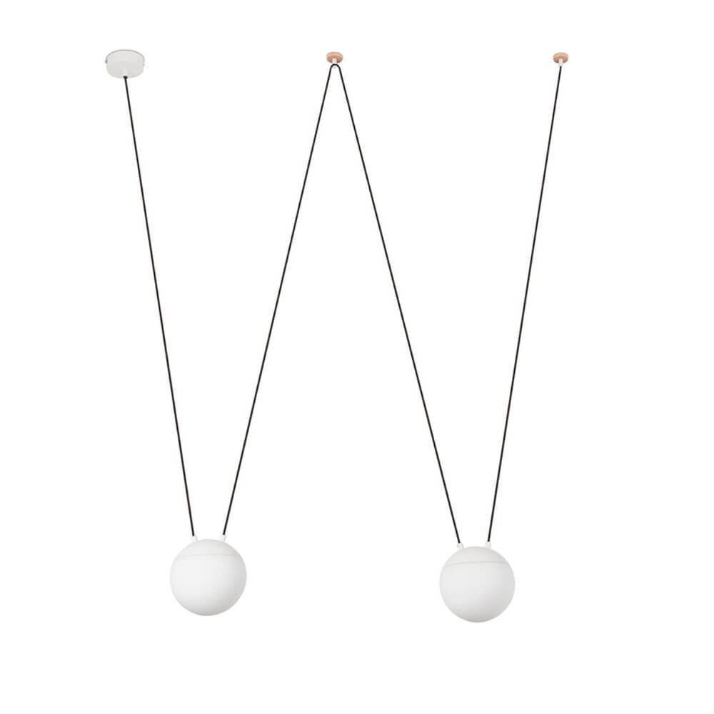 suspension araignée 2 boules design