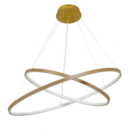 suspension circulaire deux anneaux simili cuir