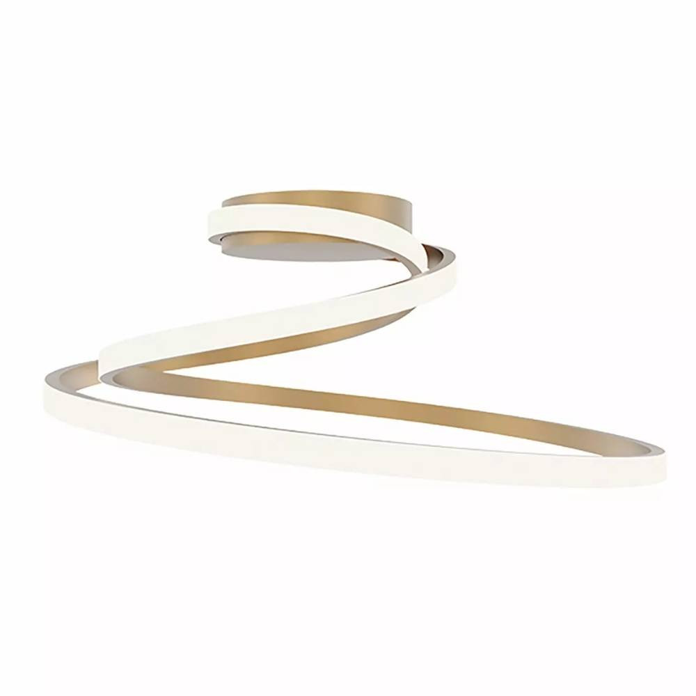 plafonnier led spirale moderne