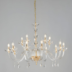 Lustre ancien doré