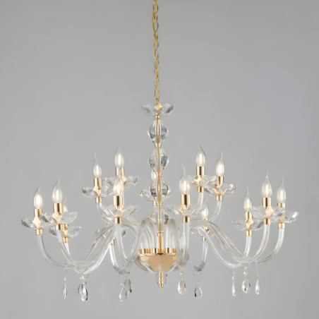 Lustre ancien doré