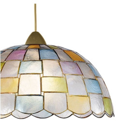 suspension verre rétro