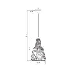 Dimensions suspension verre