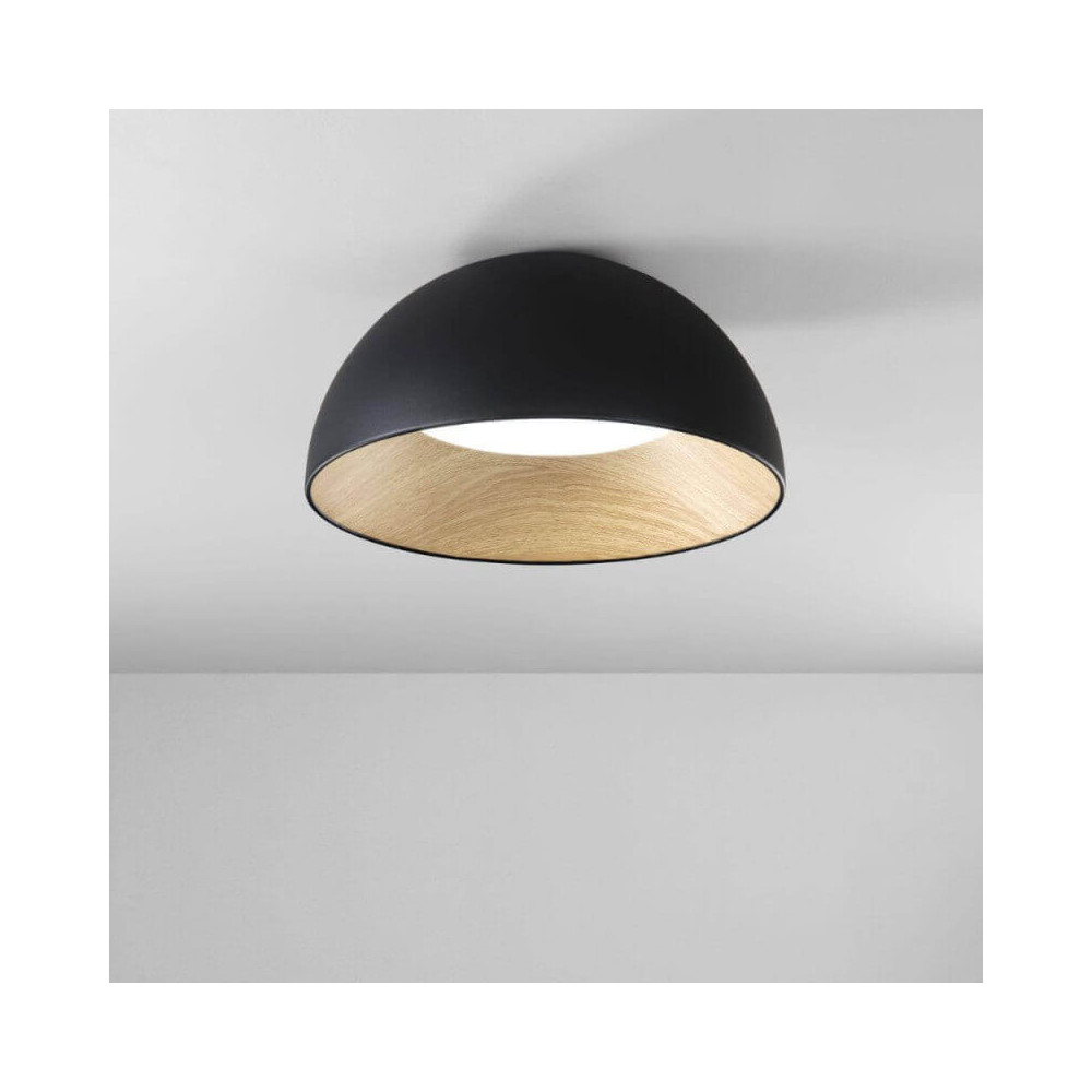 plafonnier intérieur LED noir