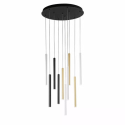 Suspension 10 tubes multicolores