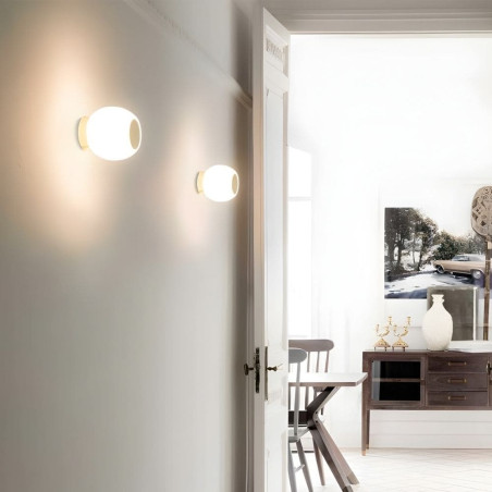 Applique art déco boule bronze