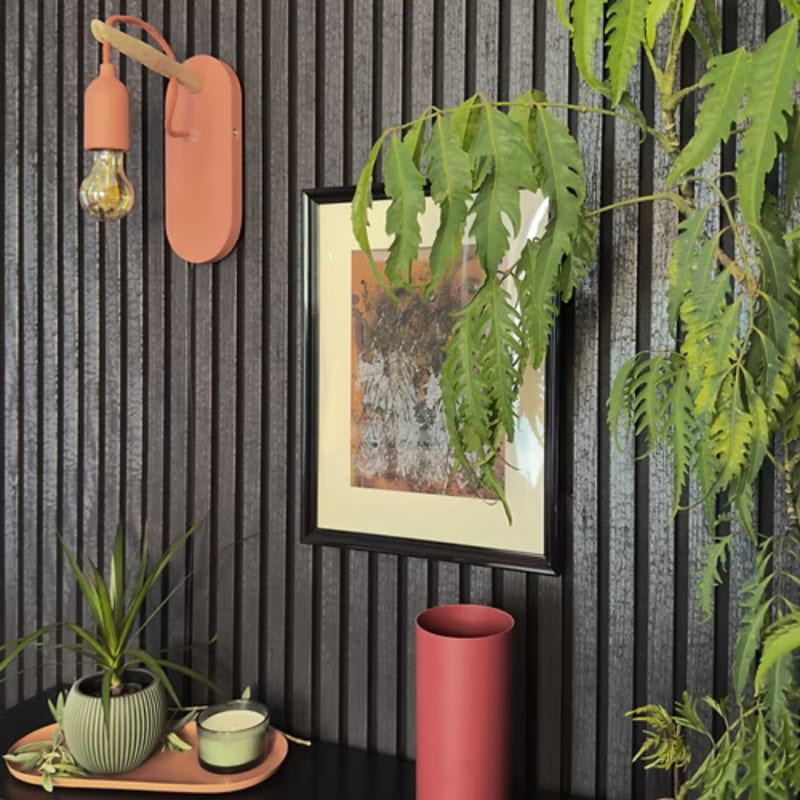 Applique murale couleur argile