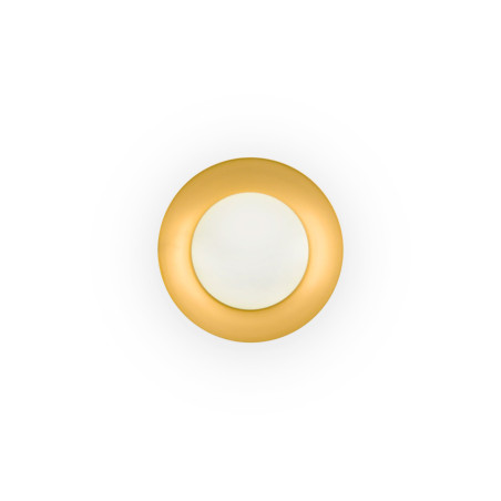 Applique disque design noire et or