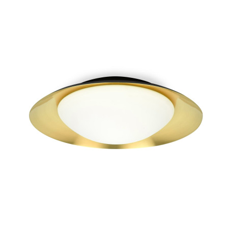 Plafonnier design noir et or diamètre 45cm