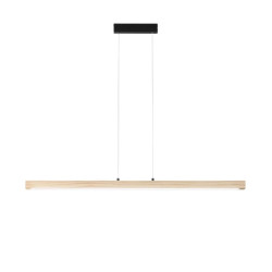 Suspension bois naturel métal