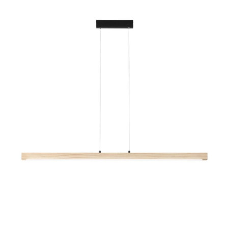 Suspension bois naturel métal