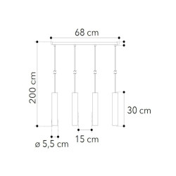 Suspension pendentifs métal dimensions