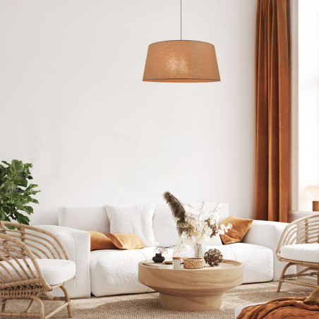 Suspension XXL parfaite pour un salon ambiance chaleureuse