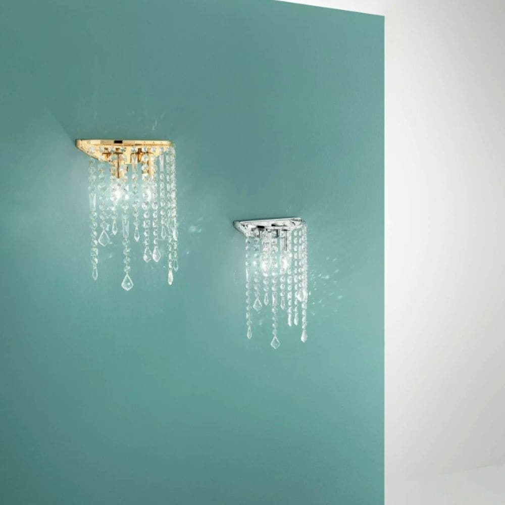 Applique murale pampilles en cristal