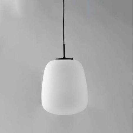 Suspension en verre dépoli