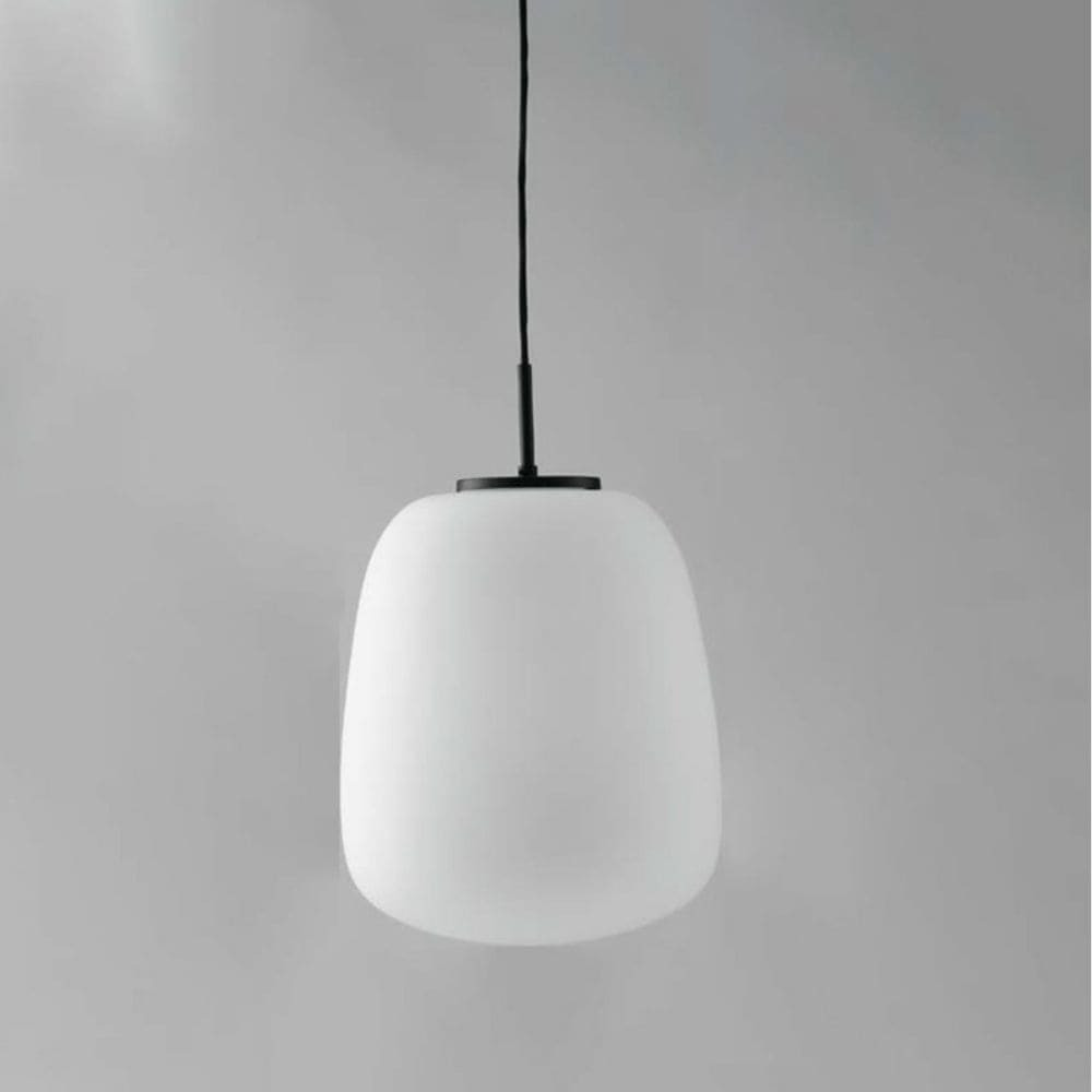 Suspension en verre dépoli