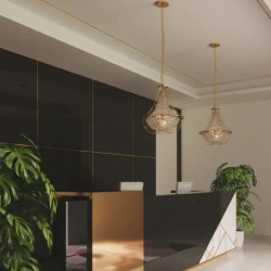 Suspension métal et cristaux