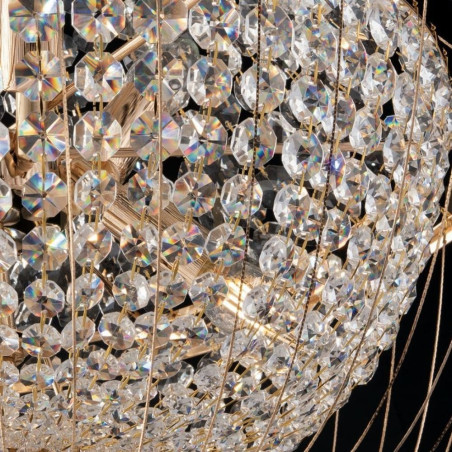 Lustre cristaux pampilles