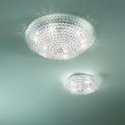 Plafonnier rétro cristal