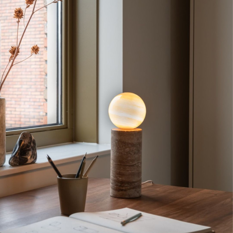 Lampe de table globe