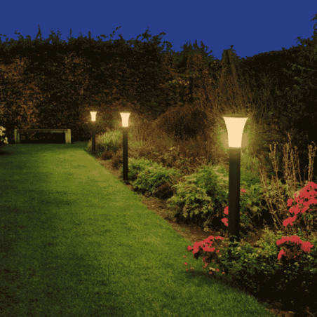 borne extérieure alu gris anthracite