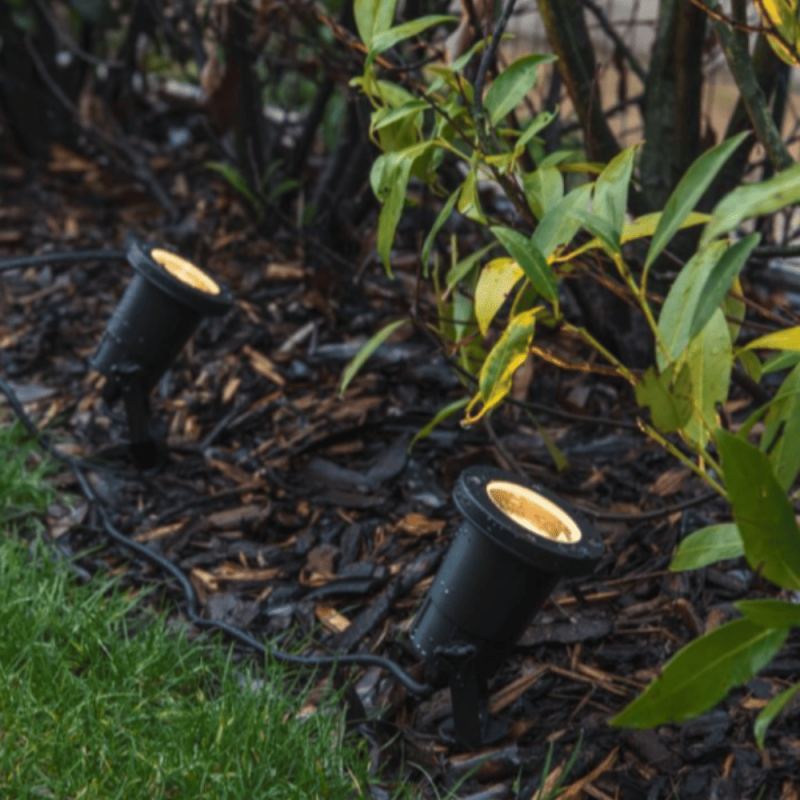 Spot à piquer orientable noir