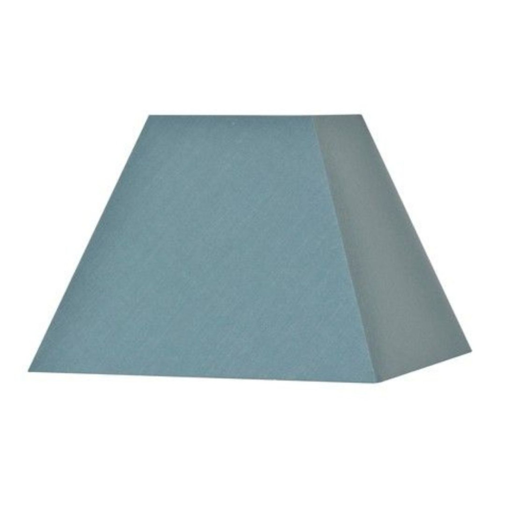 Abat-jour bleu rectangulaire