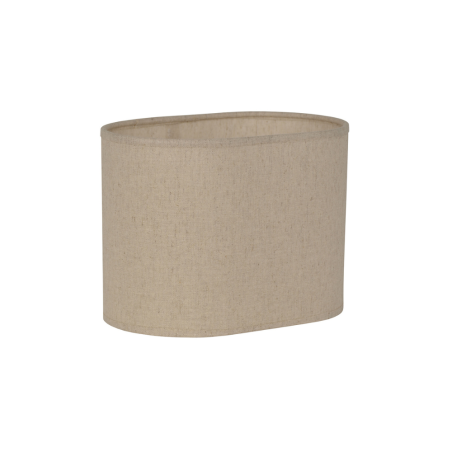 Abat-jour rectangle arrondi coton beige