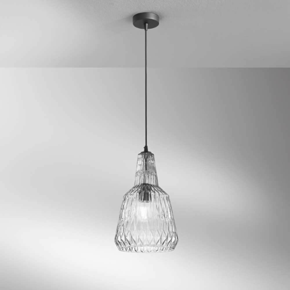 Suspension carafe en verre