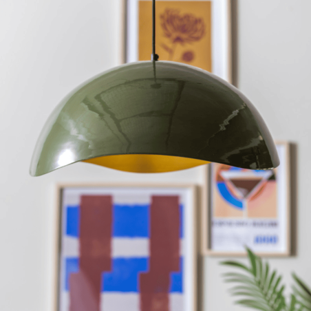 suspension vague émaillée