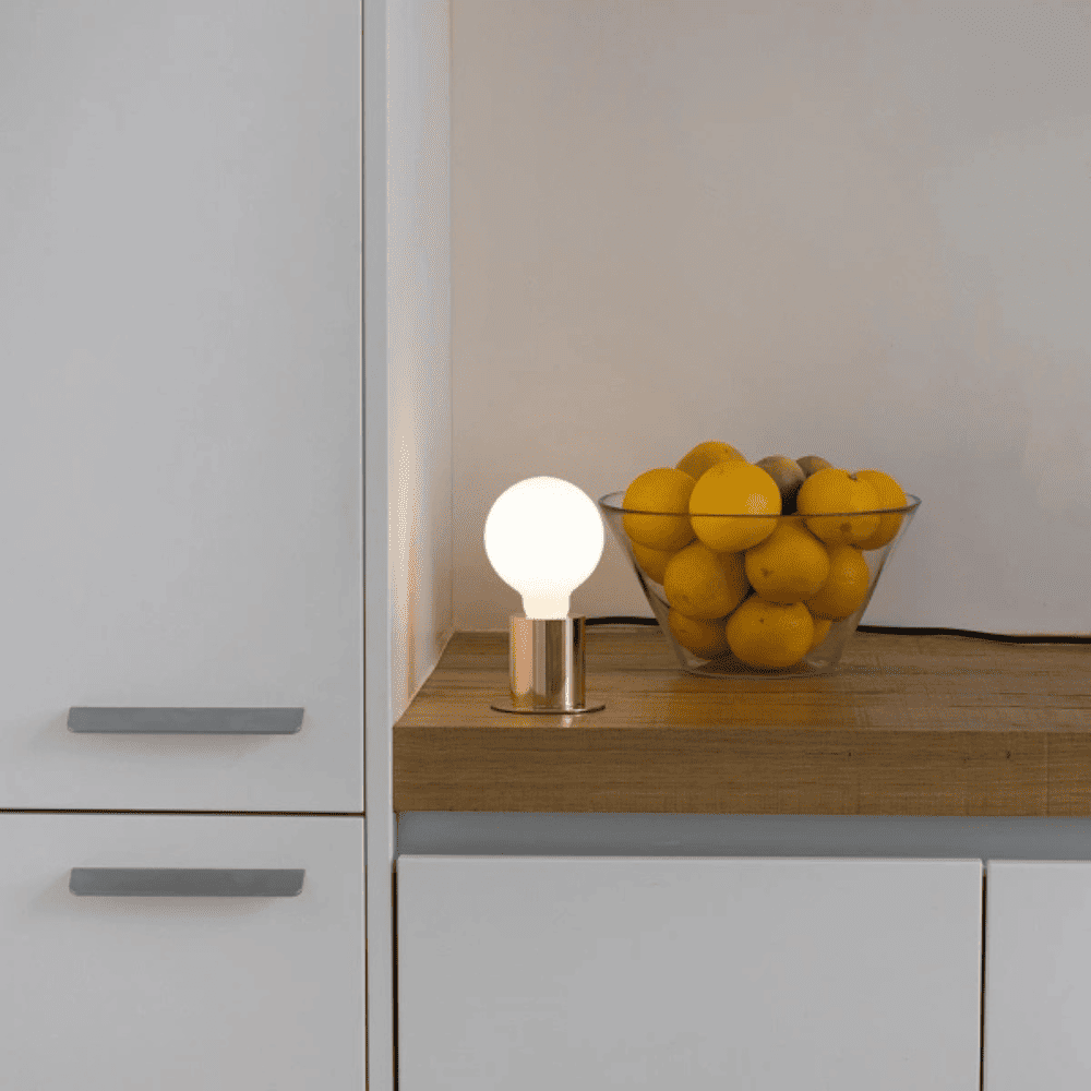 Lampe à poser rose gold