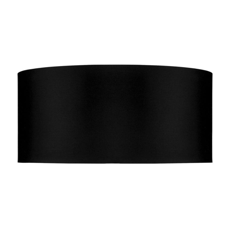 Grand abat-jour cylindrique noir