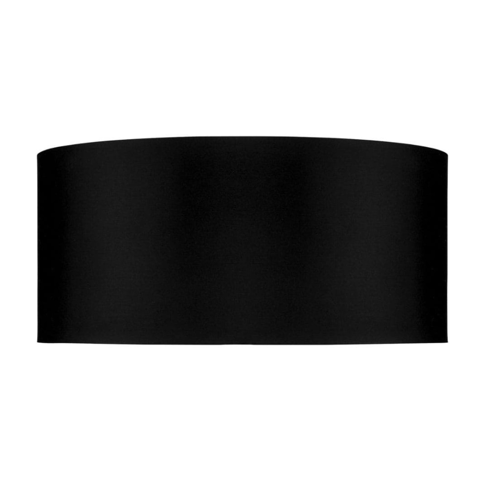 Grand abat-jour cylindrique noir