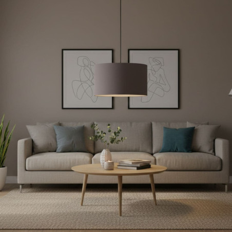 Abat-jour suspension sable