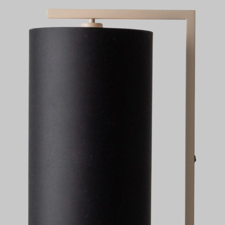 Abat-jour lampadaire noir