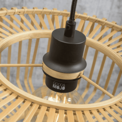 Lampadaire bras en bambou