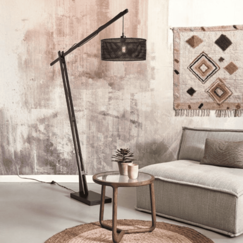 lampadaire bras noir
