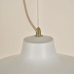 Suspension céramique à reliefs