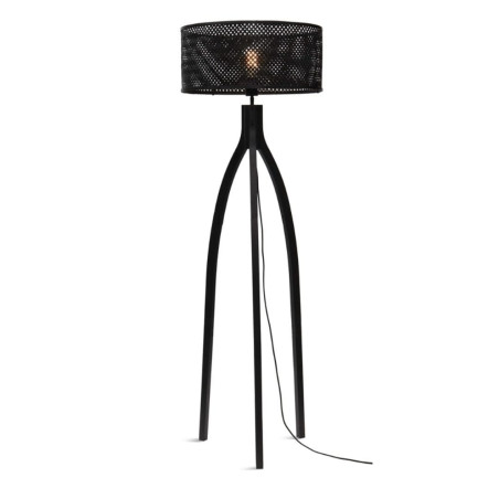 Lampadaire abat-jour noir