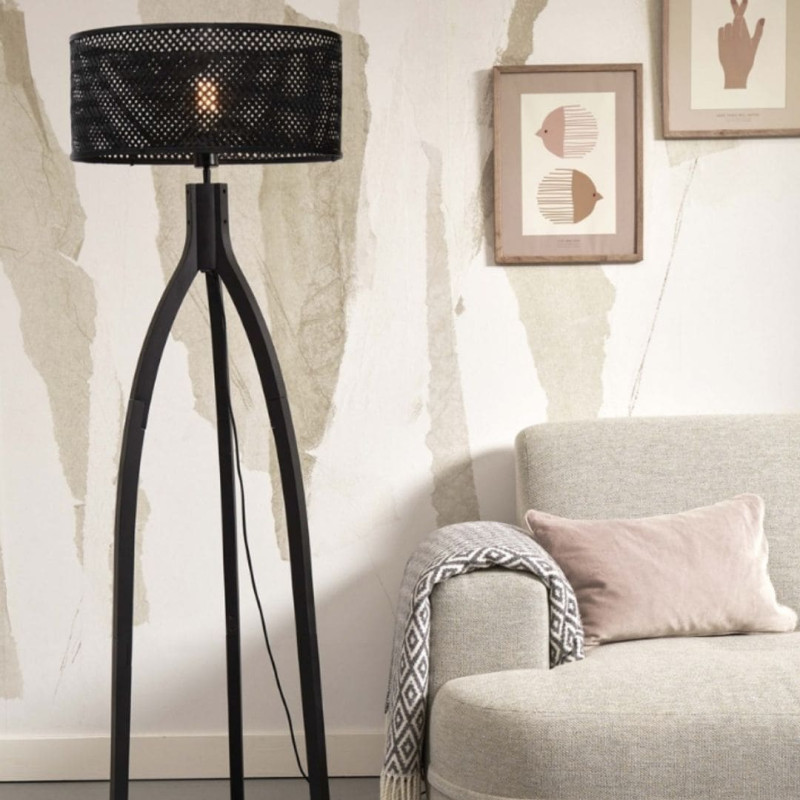 Lampadaire bambou