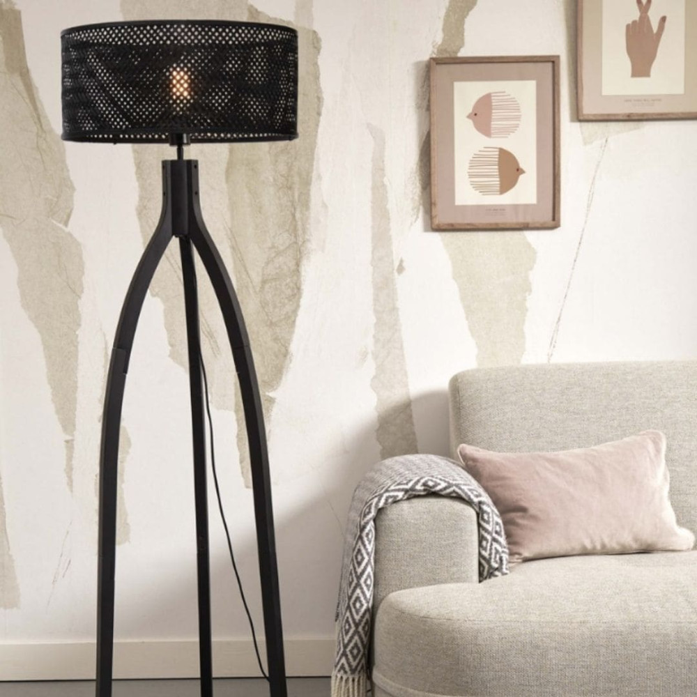 Lampadaire bambou