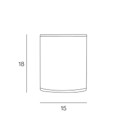 Dimensions petit abat-jour tube