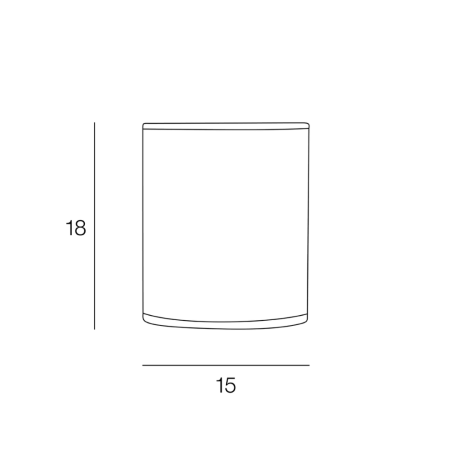 Dimensions petit abat-jour tube