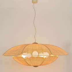 Grande suspension marron