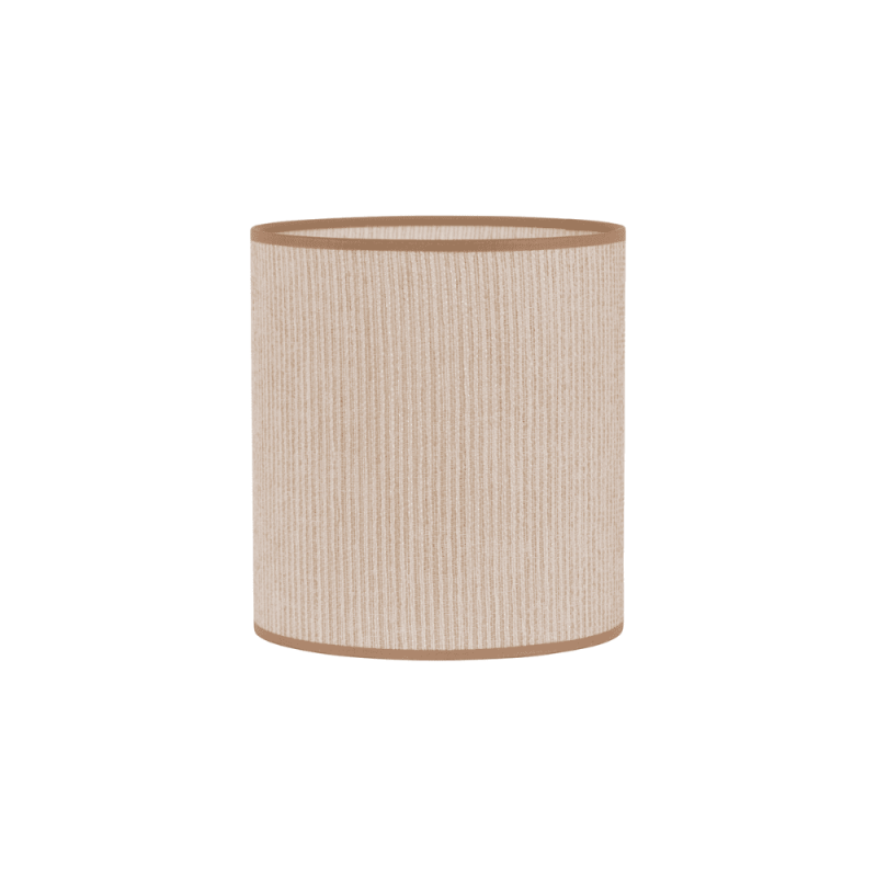 Abat-jour beige tube