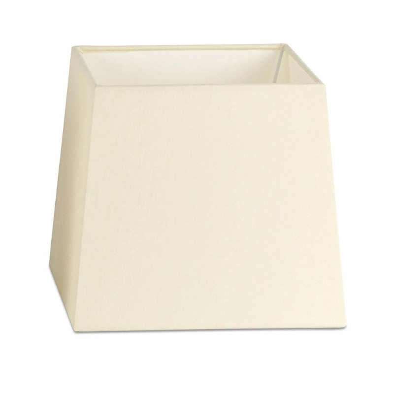 Abat-jour carré pyramide E27 beige