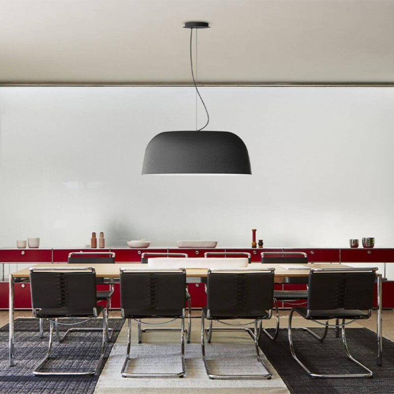 grande suspension grise XXL