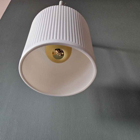 Applique céramique striée